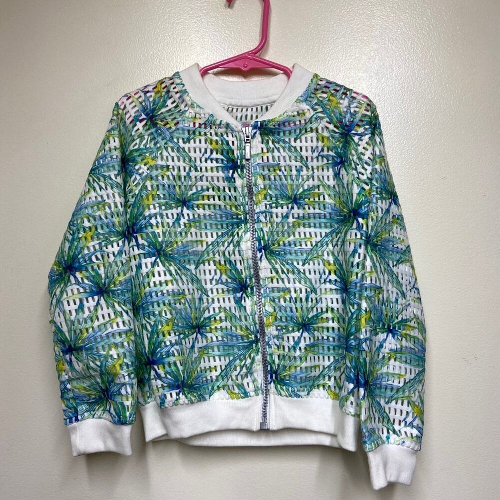 Gingersnaps Lightweight Jacket Laser Cut Girls 8